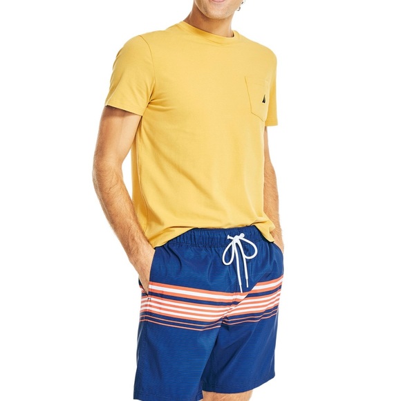 Nautica
Men's Drawstring Variegated Stripe
6" Swim Trunks - Picture 3 of 3